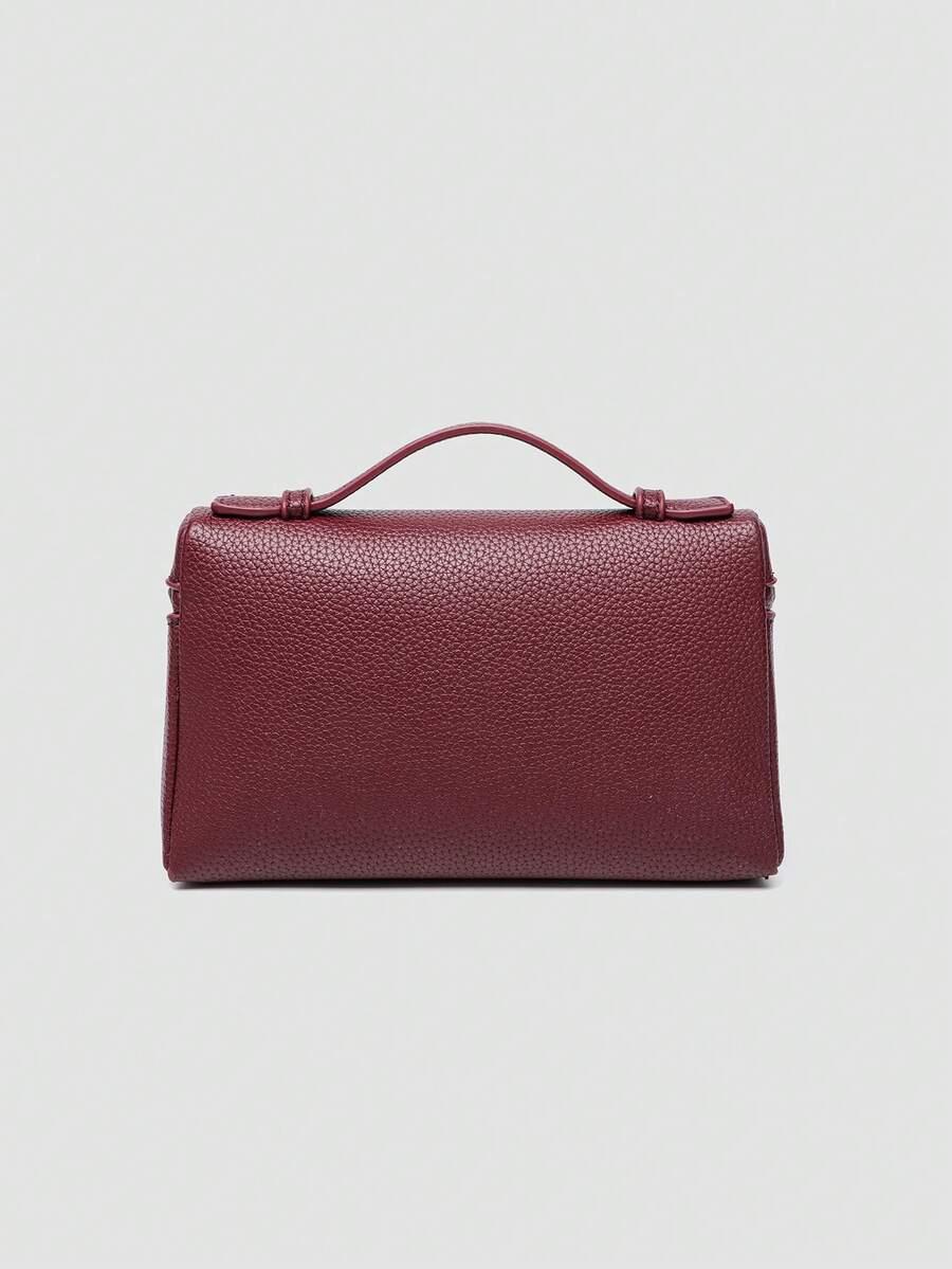 SHEIN BORDOWA TOREBKA IMITACJA SKÓRY S07__20X7X12