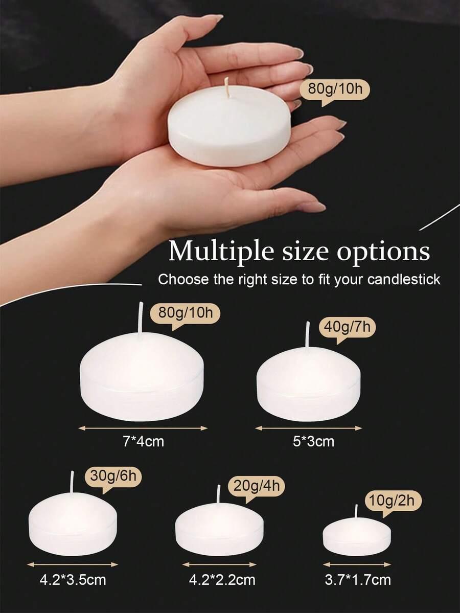 SHEIN BIAŁE ŚWIECE 20-PACK S07