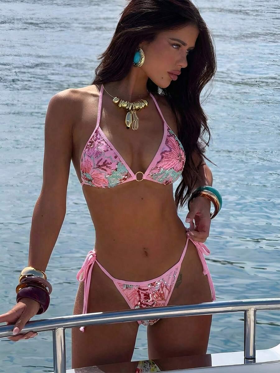 SHEIN DWUCZĘŚCIOWY STRÓJ KĄPIELOWY S09__XL