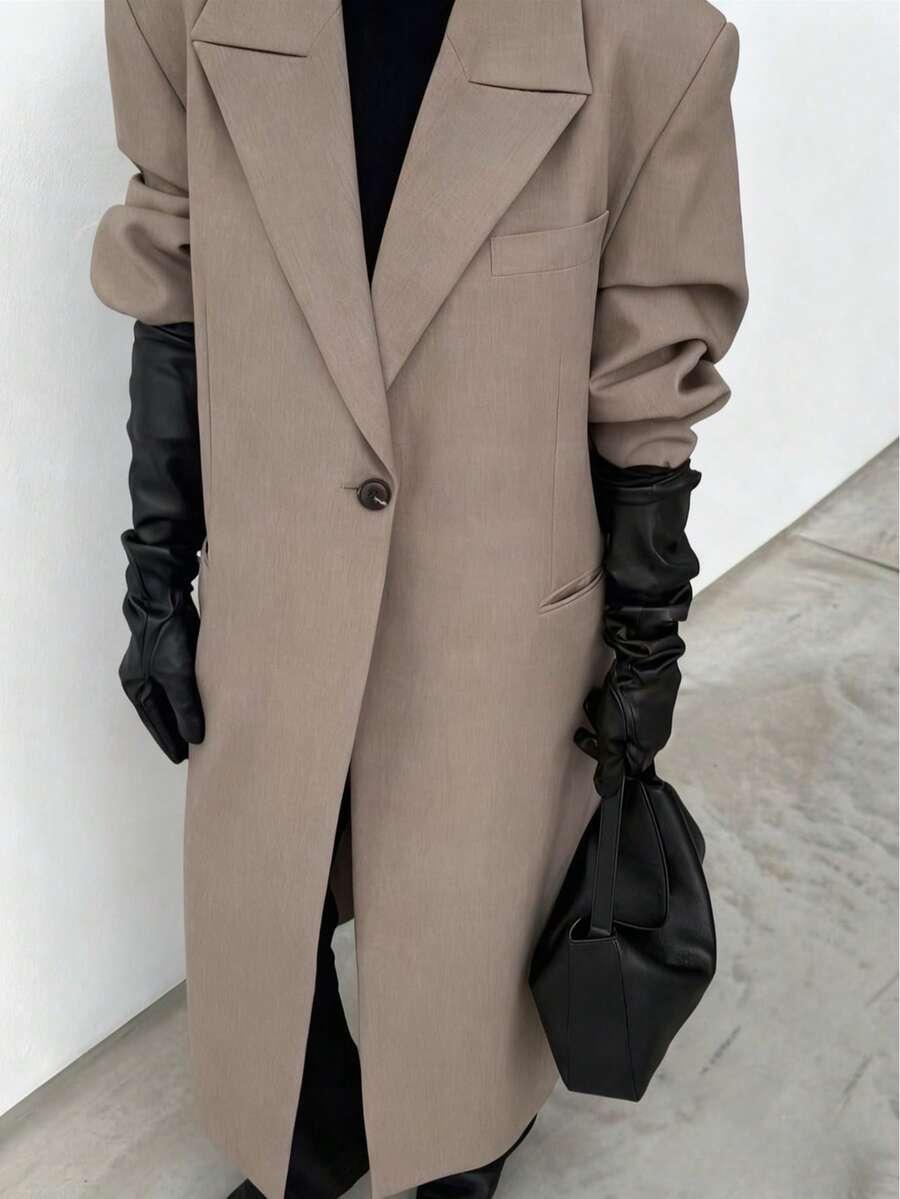 SHEIN CZARNE RĘKAWICZKI IMITACJA SKÓRY W01
