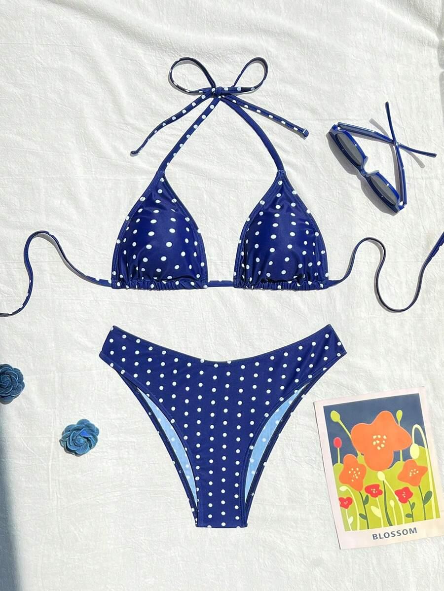 SWIM MOD GÓRA OD STROJU KĄPIELOWEGO W GROSZKI S09__S