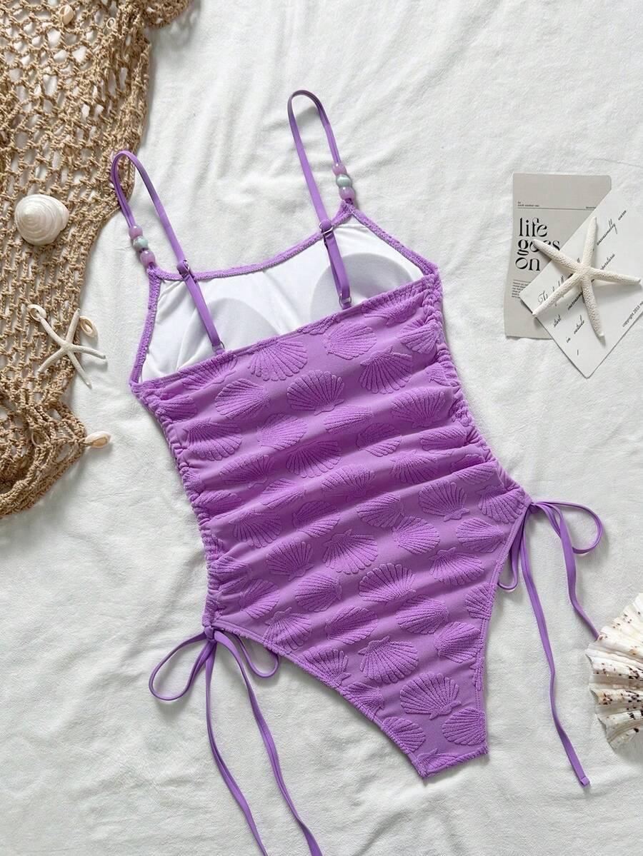 SHEIN JEDNOCZĘŚCIOWY STRÓJ KĄPIELOWY S09__S