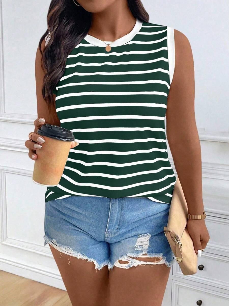 EMERY ROSE TOP WZÓR PASKI S06__48