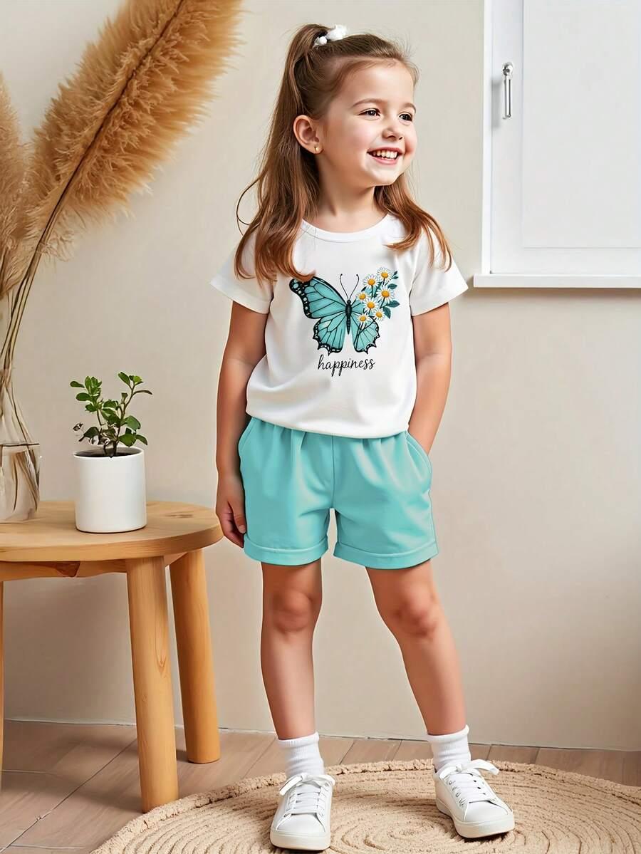 SHEIN BLUZKA SPODENKI KOMPLET S06__110