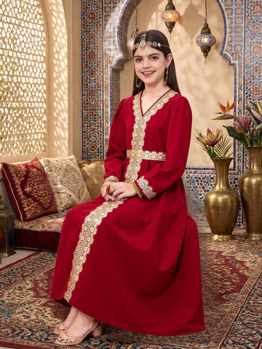 SHEIN CZERWONA MAXI SUKIENKA S06__140-146