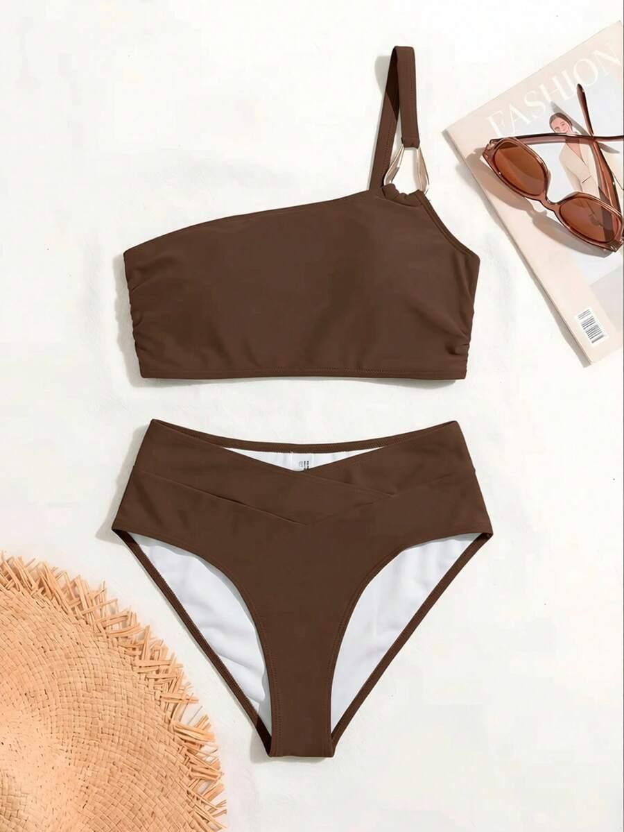 SWIM VCAY BRĄZOWY DWUCZĘŚCIOWY STRÓJ KĄPIELOWY S09__M