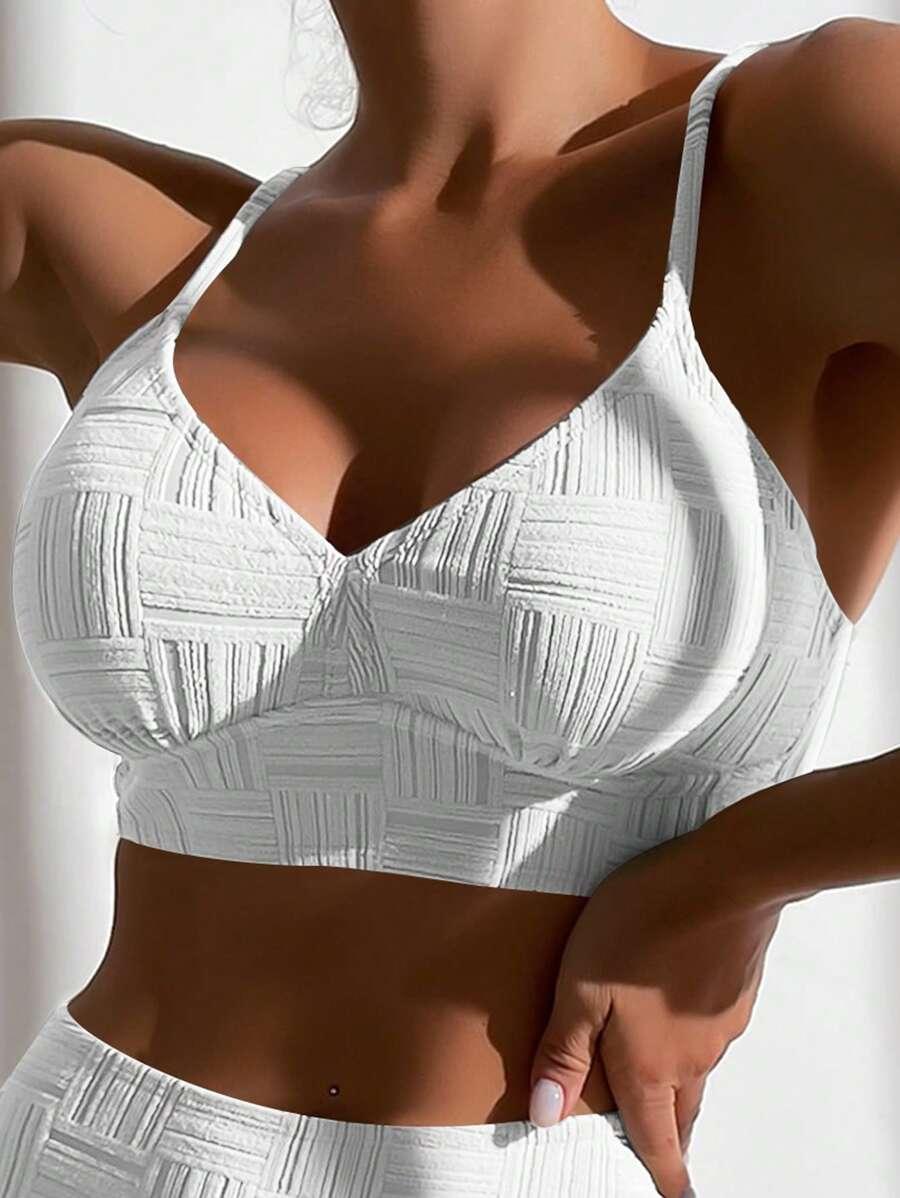 SHEIN BIAŁY STRÓJ KĄPIELOWY S09__M