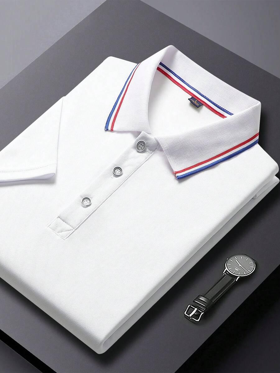 SHEIN BIAŁA KOSZULKA POLO S06__M