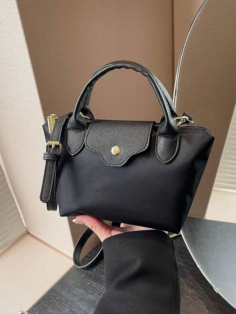 SHEIN CZARNA TOREBKA NA RAMIĘ S07__17X14 CM