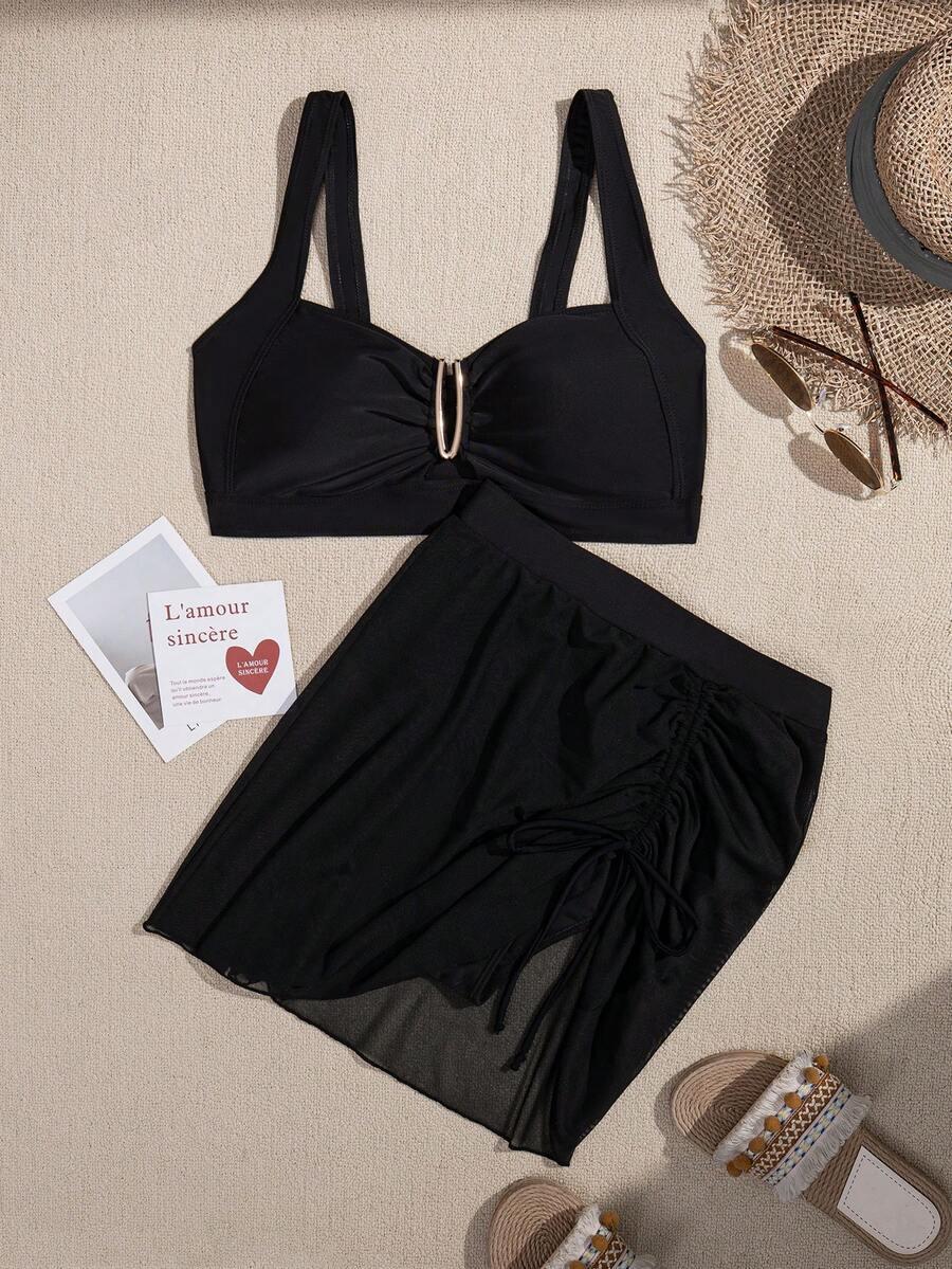 SHEIN DWUCZĘŚCIOWY STRÓJ KĄPIELOWY S09__XXL