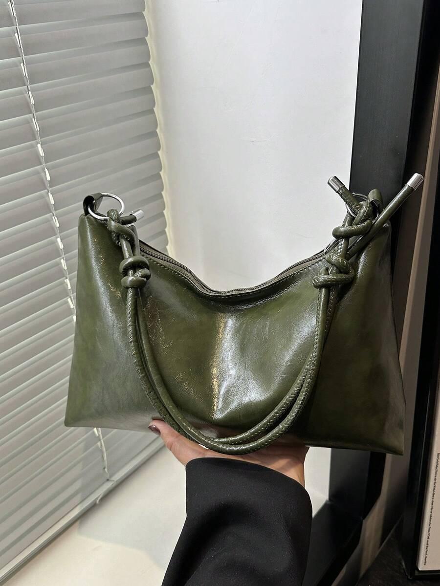 SHEIN CZARNA TOREBKA IMITACJA SKÓRY S07__35X20CM