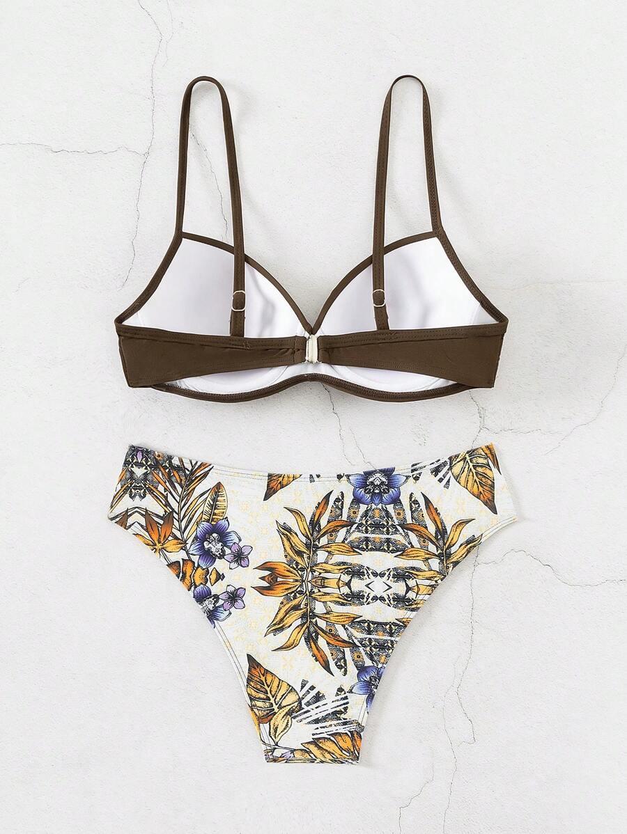 SHEIN DWUCZĘŚCIOWY STRÓJ KĄPIELOWY S09__XS