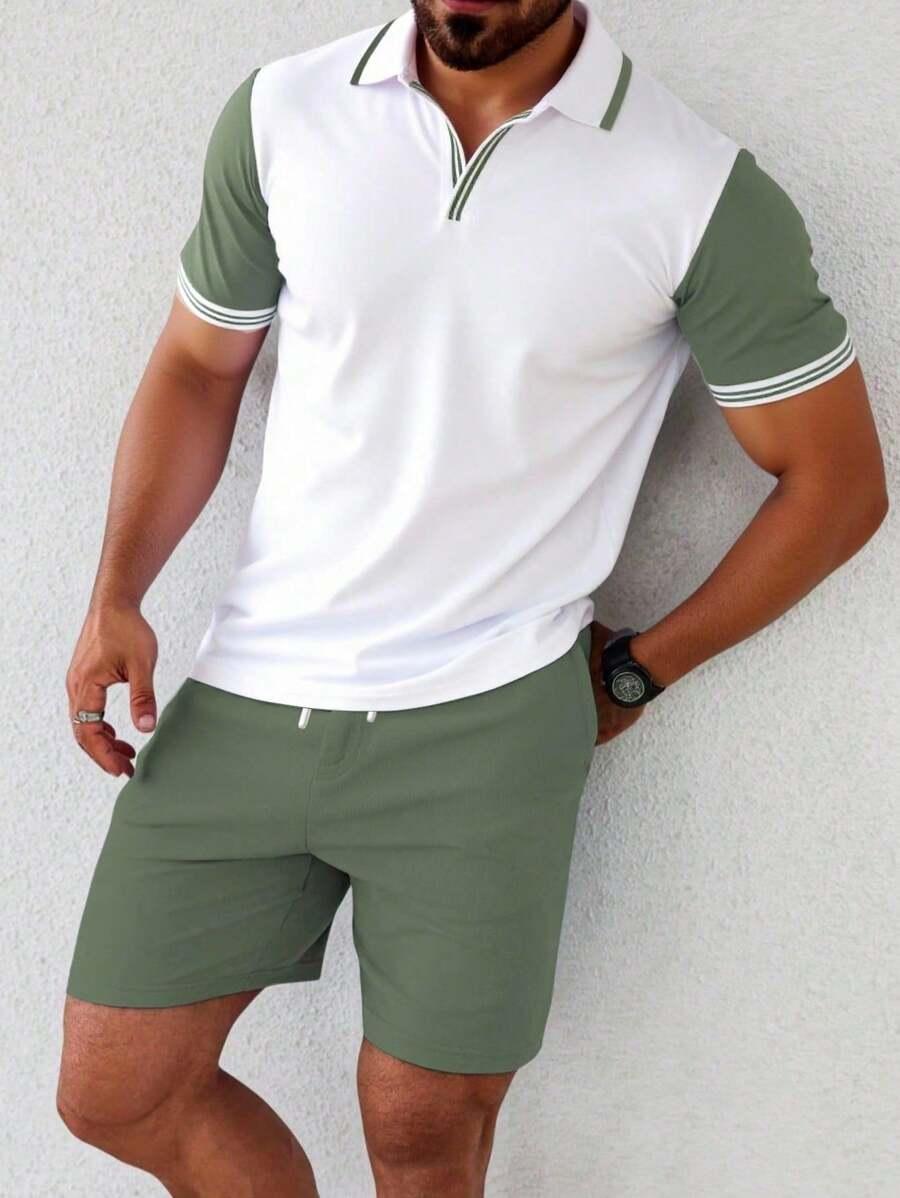 SHEIN ZIELONE SPODENKI KIESZENIE S09__XL