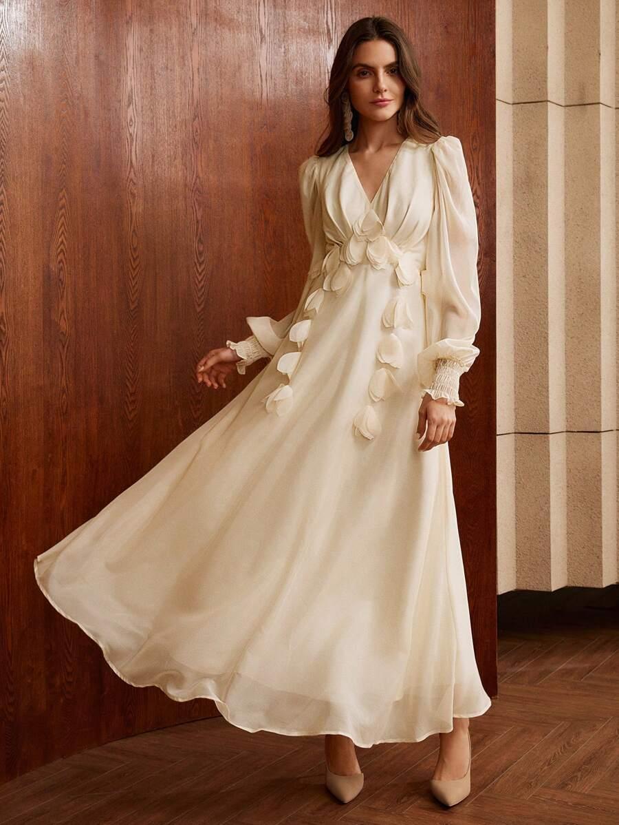 ANEWSTA MAXI SUKIENKA KOPERTOWY DEKOLT S09__L
