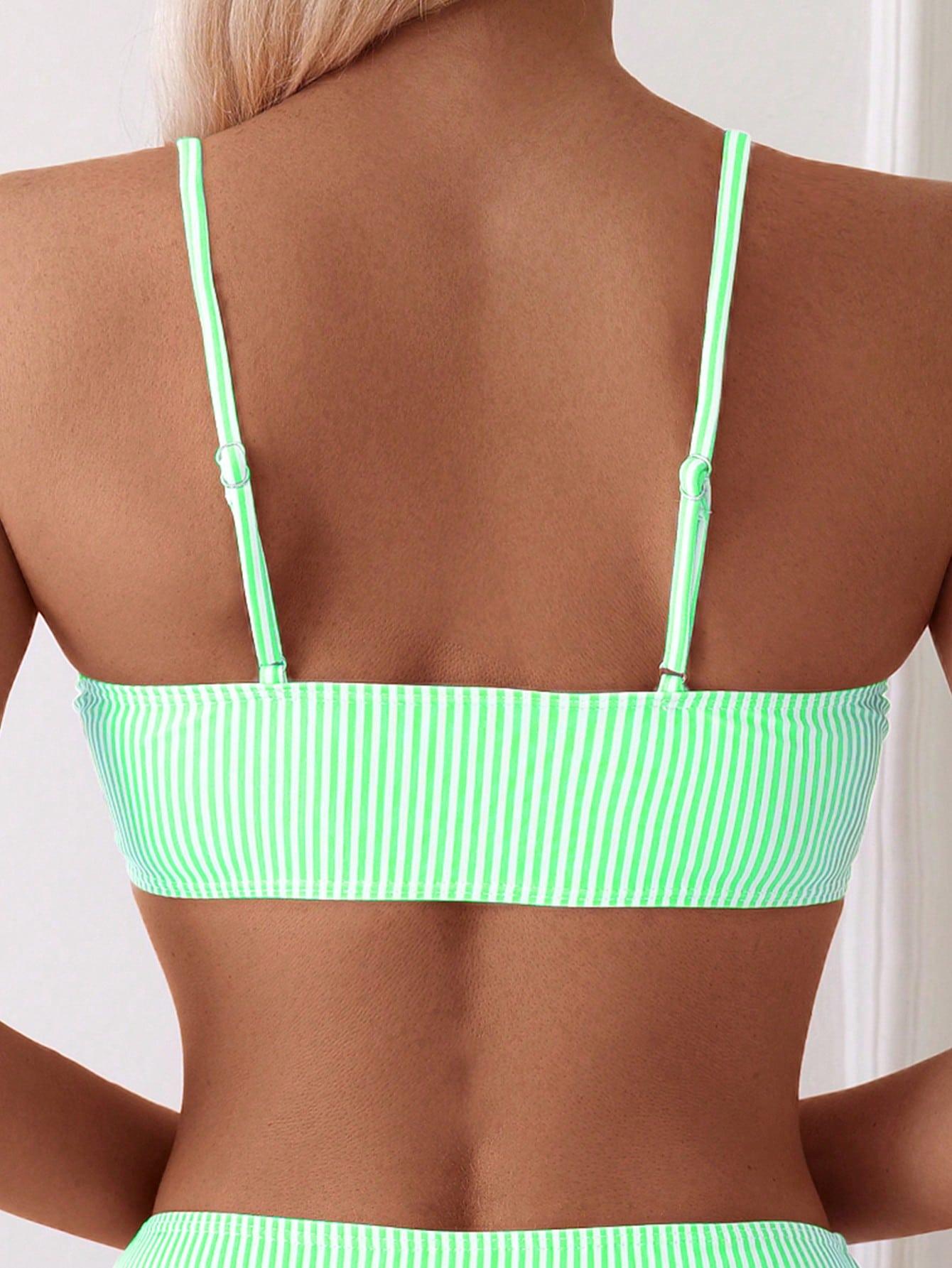 SHEIN DWUCZĘŚCIOWY STRÓJ KĄPIELOWY S09__XXL