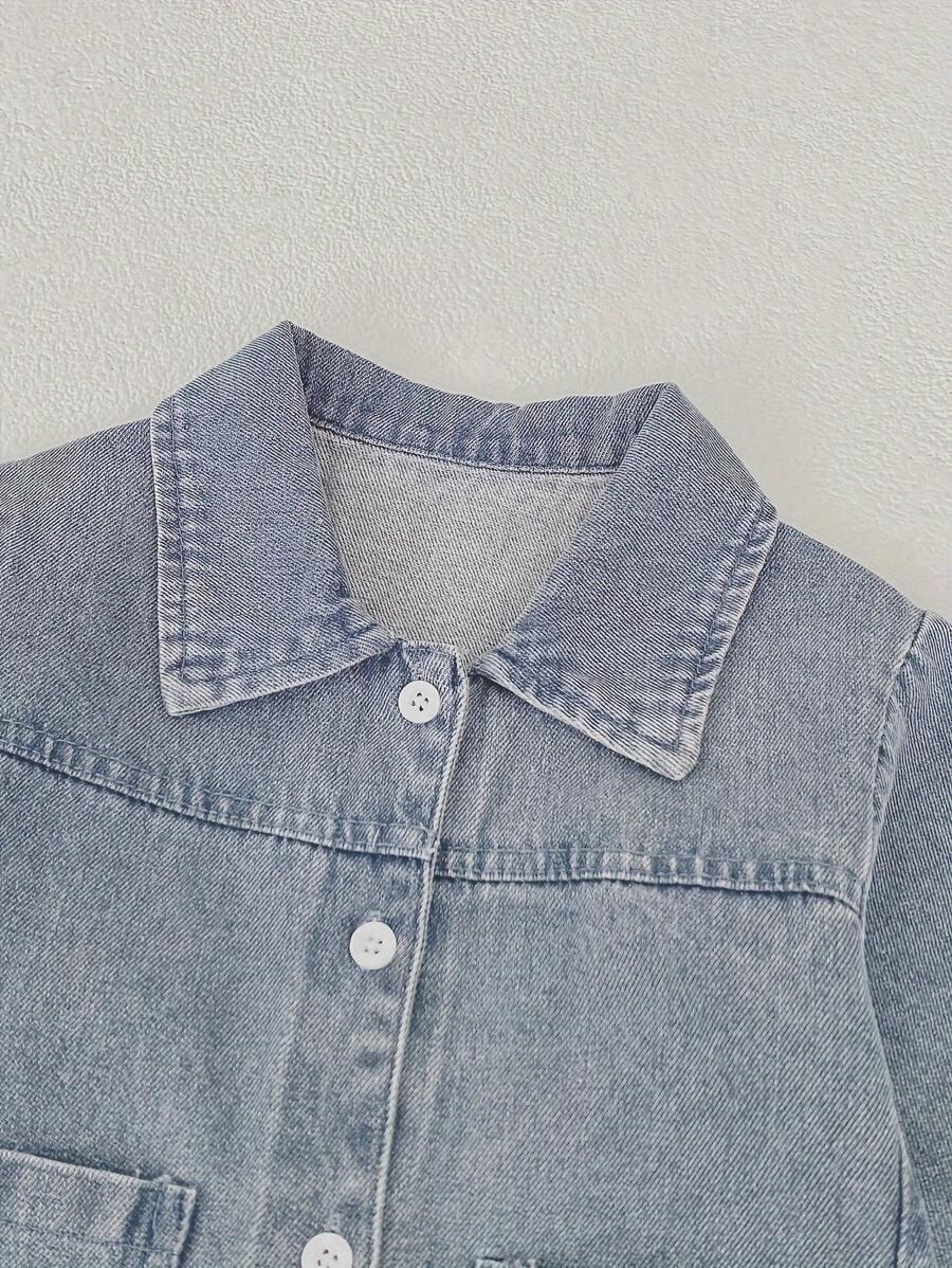 SHEIN NIEBIESKI KOMBINEZON JEANS S06__90
