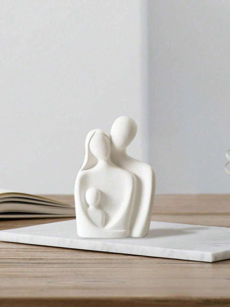 SHEIN BIAŁA OZDOBNA FIGURKA S07__4,5X8