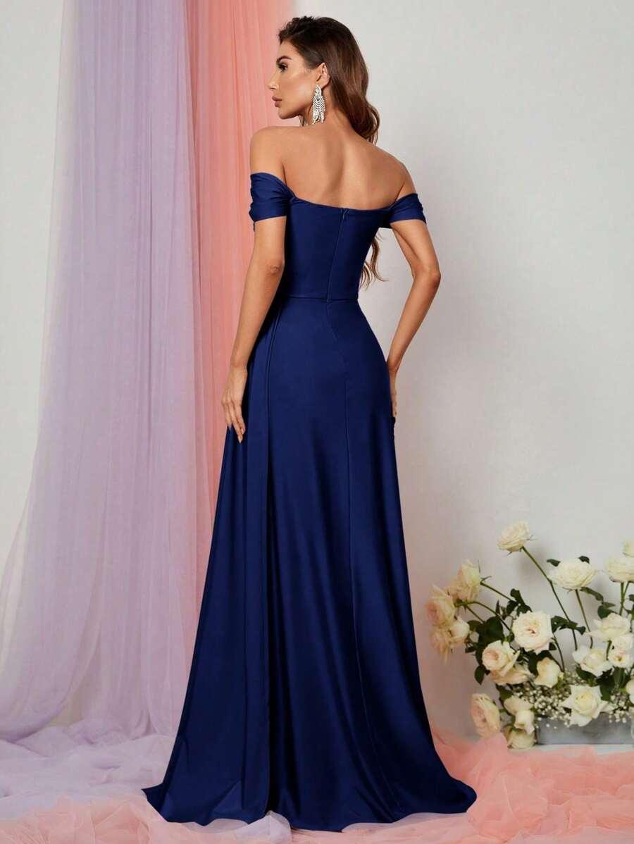 FAERIESTY GRANATOWA MAXI SUKIENKA PK01__S