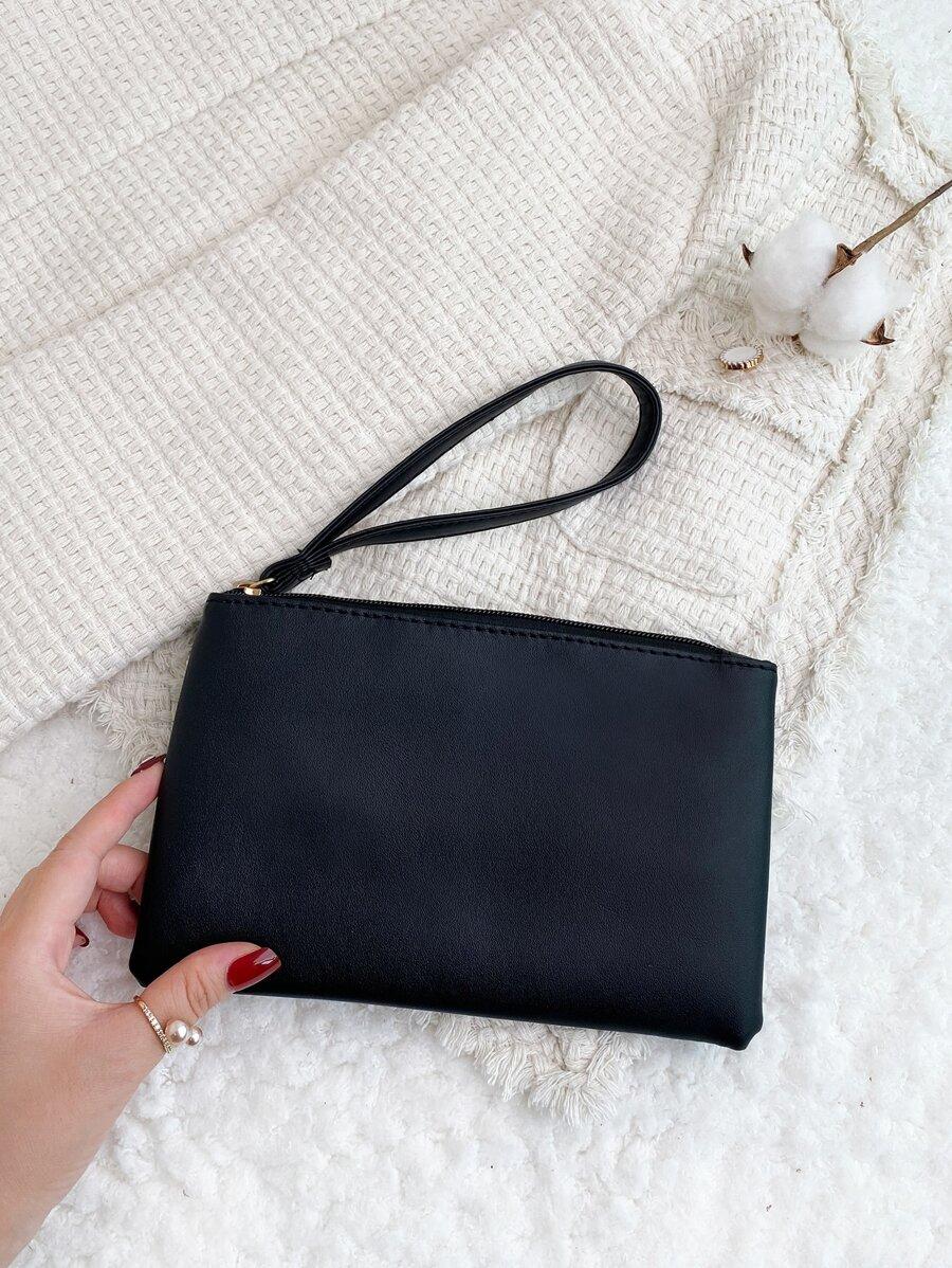 SHEIN CZARNA TOREBKA KOPERTÓWKA 12,5X21