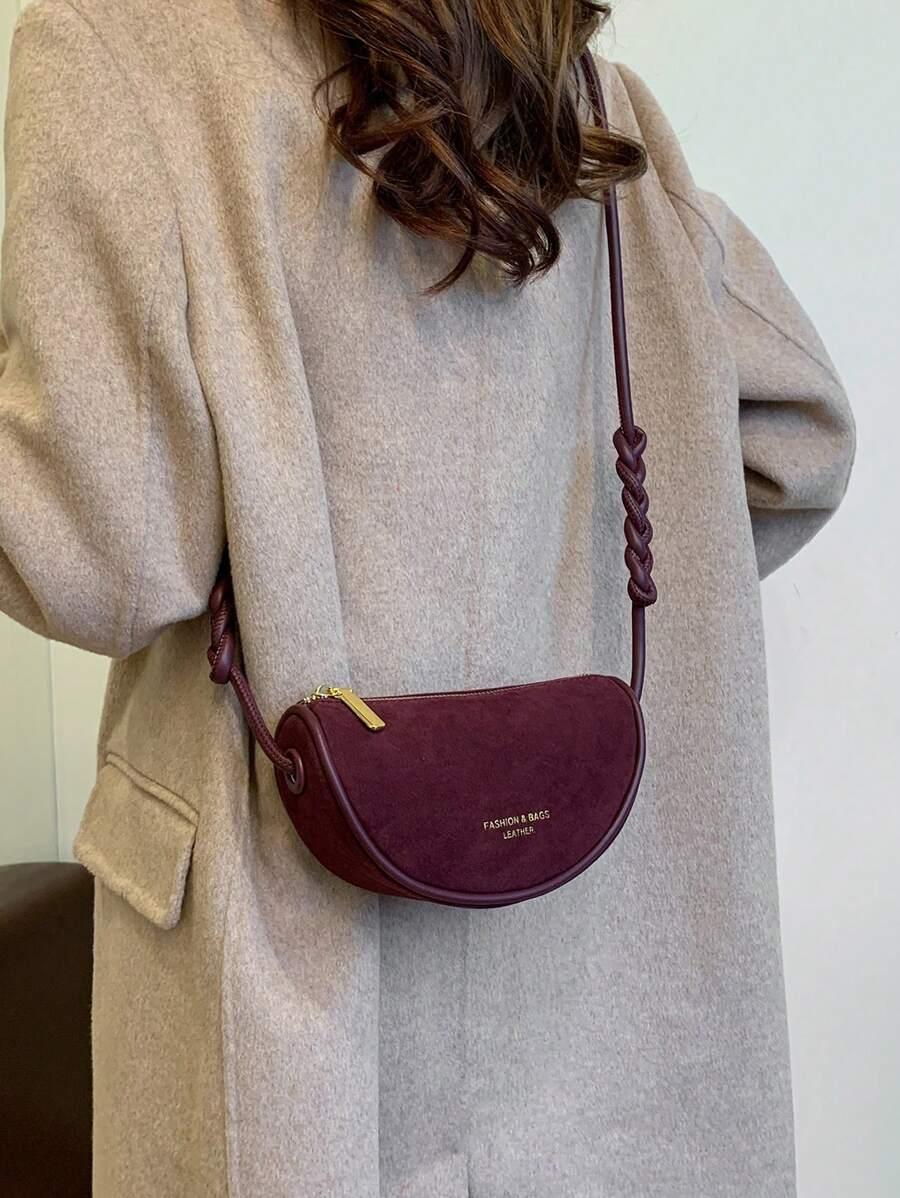 SHEIN BORDOWA TOREBKA NA RAMIĘ S07__19X5X12