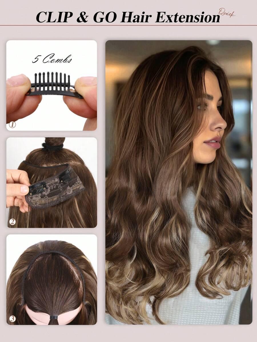 SHEIN PRZEDŁUŻANE SZTUCZNE WŁOSY S07__50CM