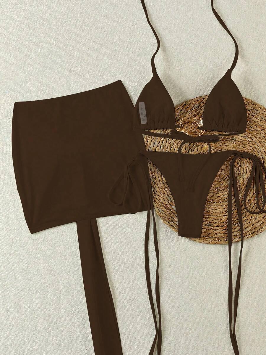 SHEIN DWUCZĘŚCIOWY STRÓJ KĄPIELOWY S09__M