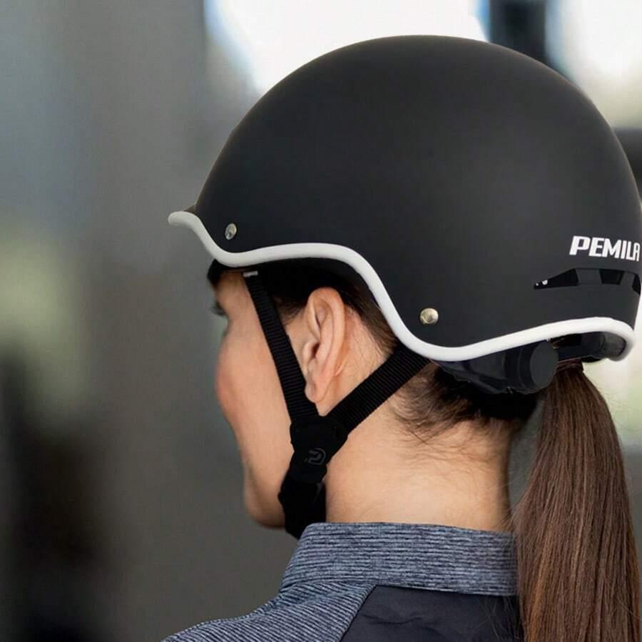 SHEIN CZARNY KASK JEŹDZIECKI S07__58 - 61 CM