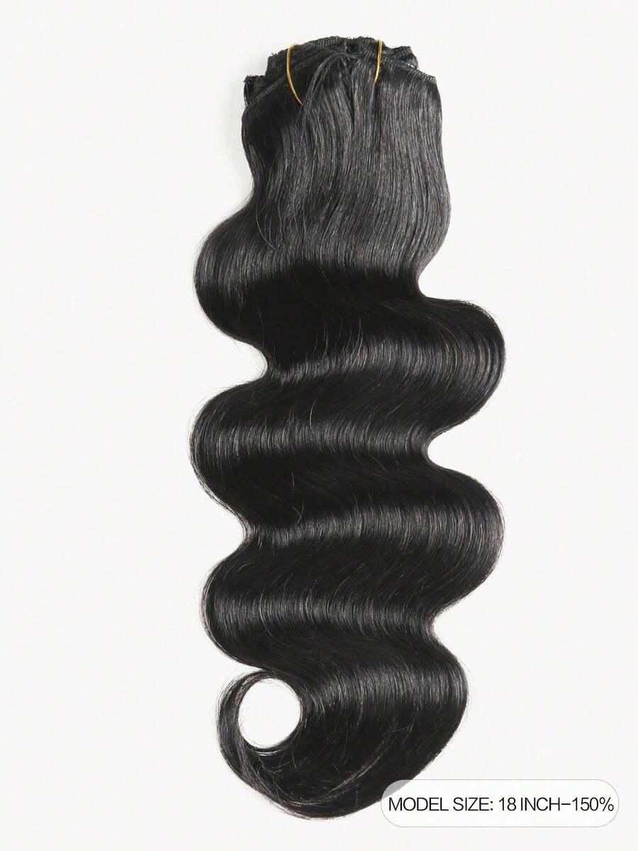 9AM HAIR CZARNE DOCZEPIANE WŁOSY S07__50CM