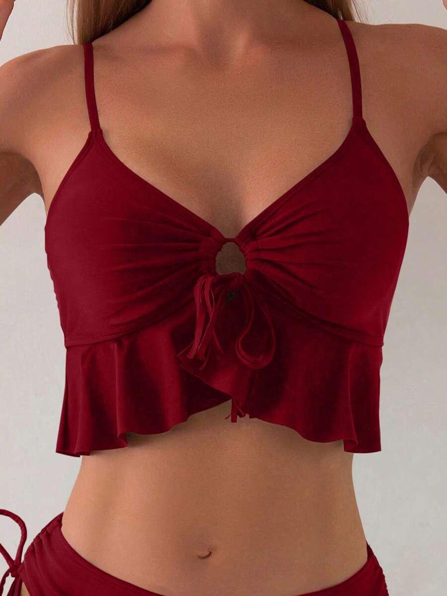 SHEIN DWUCZĘŚCIOWY STRÓJ KĄPIELOWY S06__M
