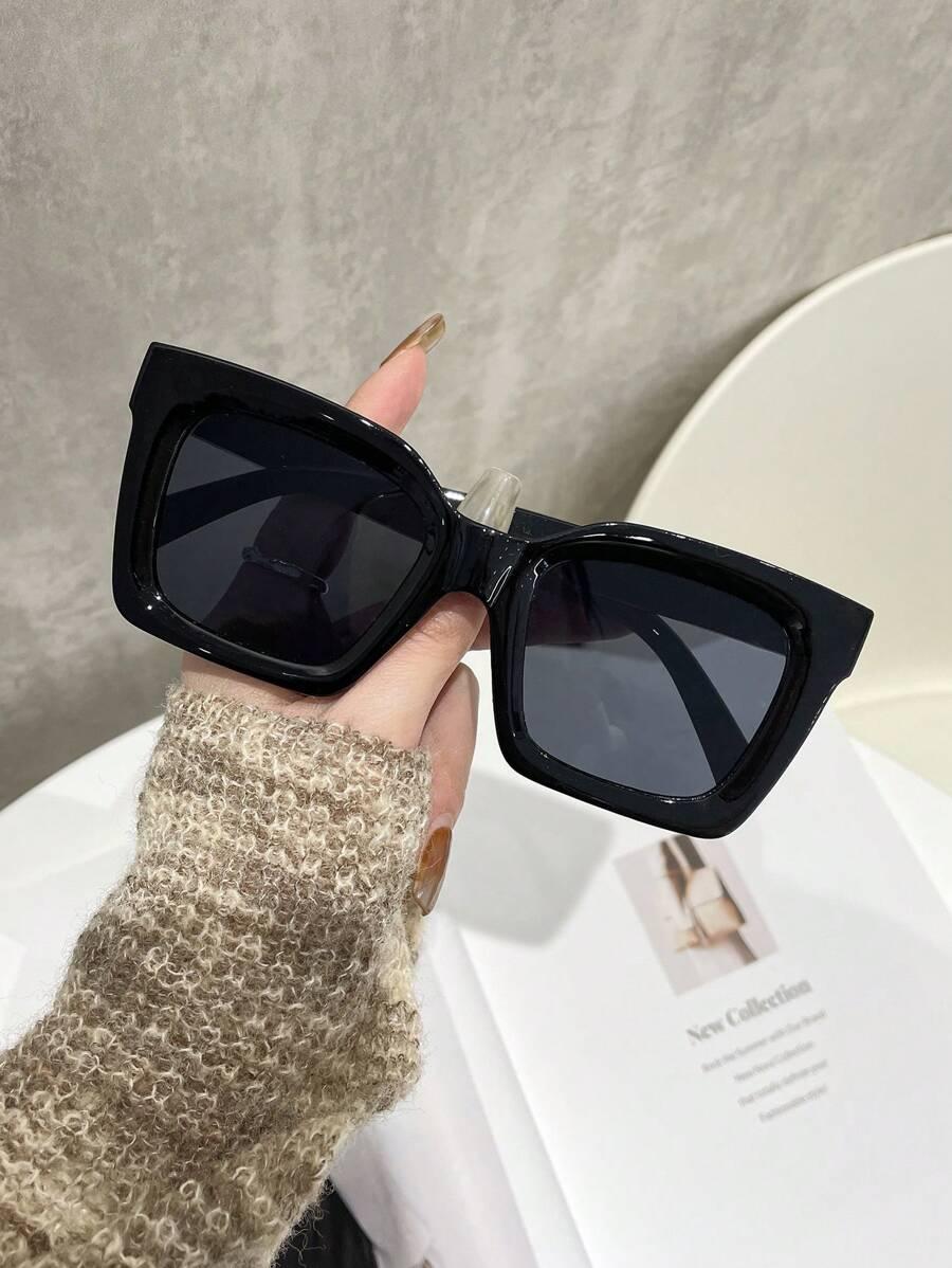 SHEIN CZARNE OKULARY PRZECIWSŁONECZNE S07