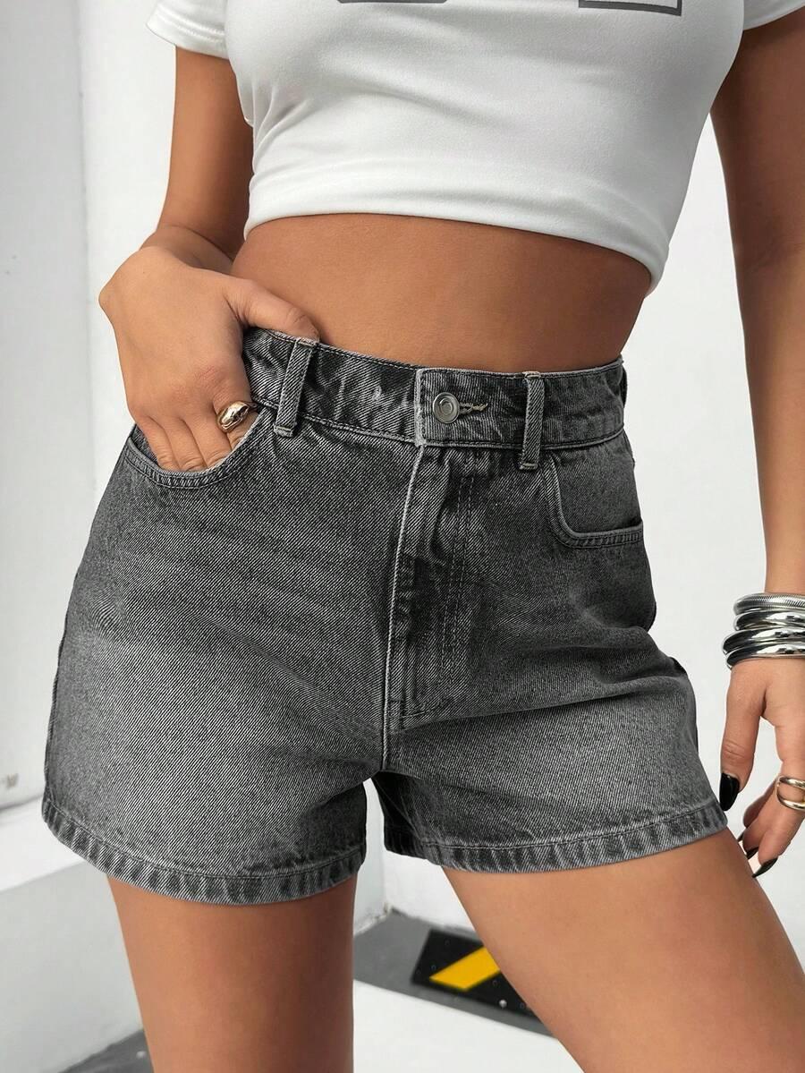 EURMUSE SZARE SPODENKI JEANS S06__S