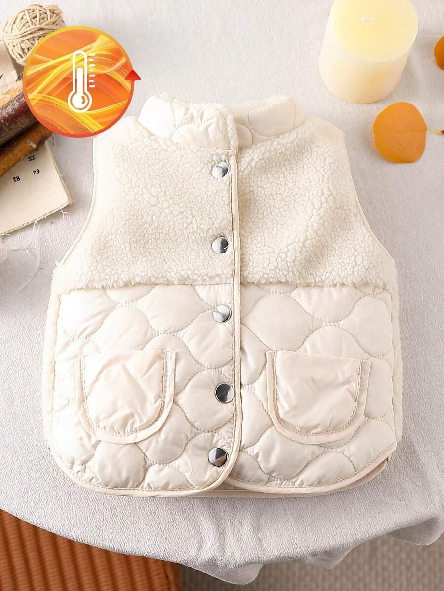 SHEIN BIAŁA KAMIZELKA KIESZENIE W01__74/80