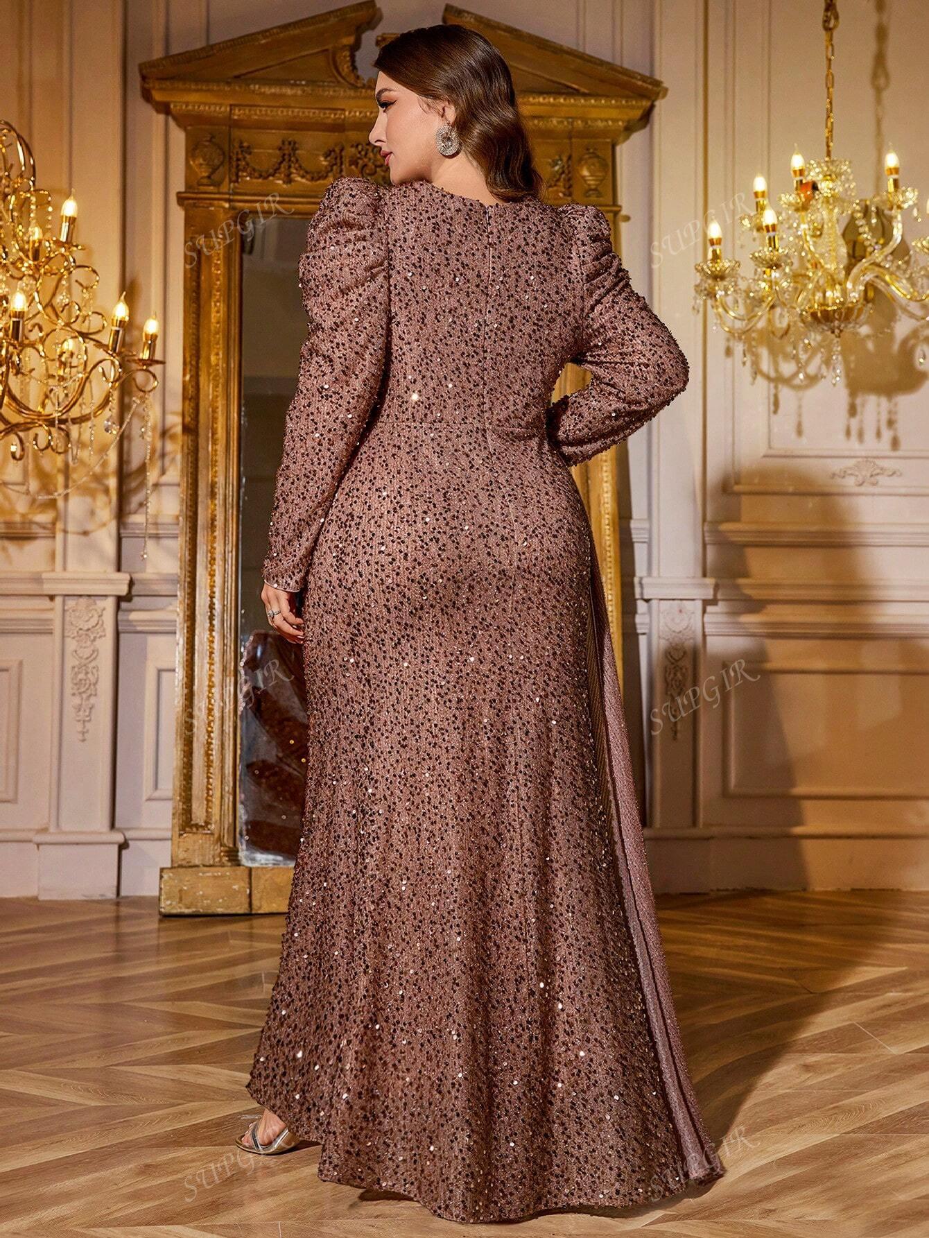 SHEIN RÓŻOWA MAXI SUKIENKA S06__46