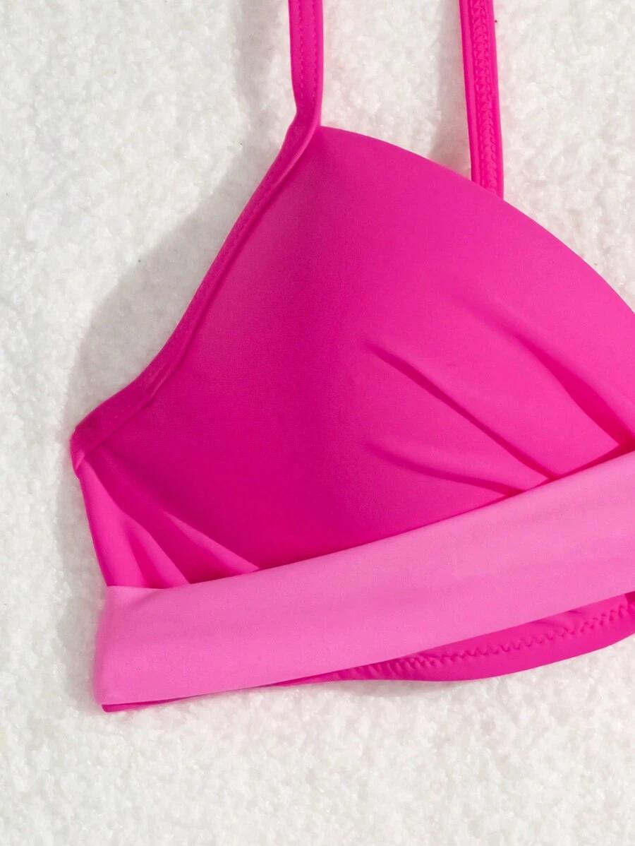 SHEIN DWUCZĘŚCIOWY STRÓJ KĄPIELOWY S09__L