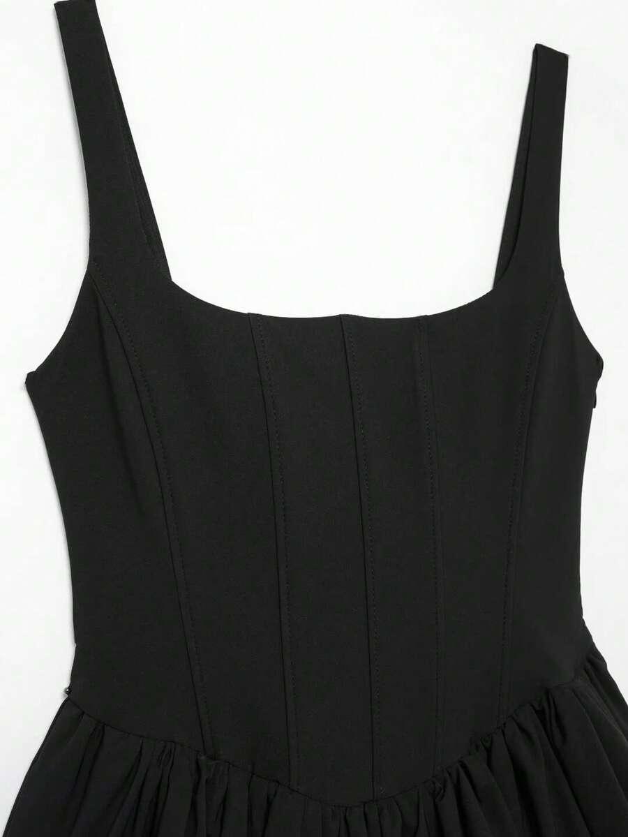 SHEIN CZARNA MINI SUKIENKA S06__L