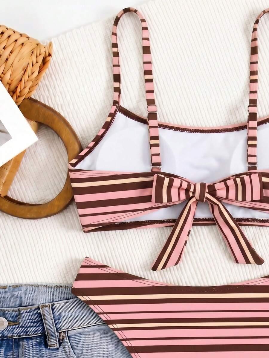 SHEIN DWUCZĘŚCIOWY STRÓJ KĄPIELOWY S09__L