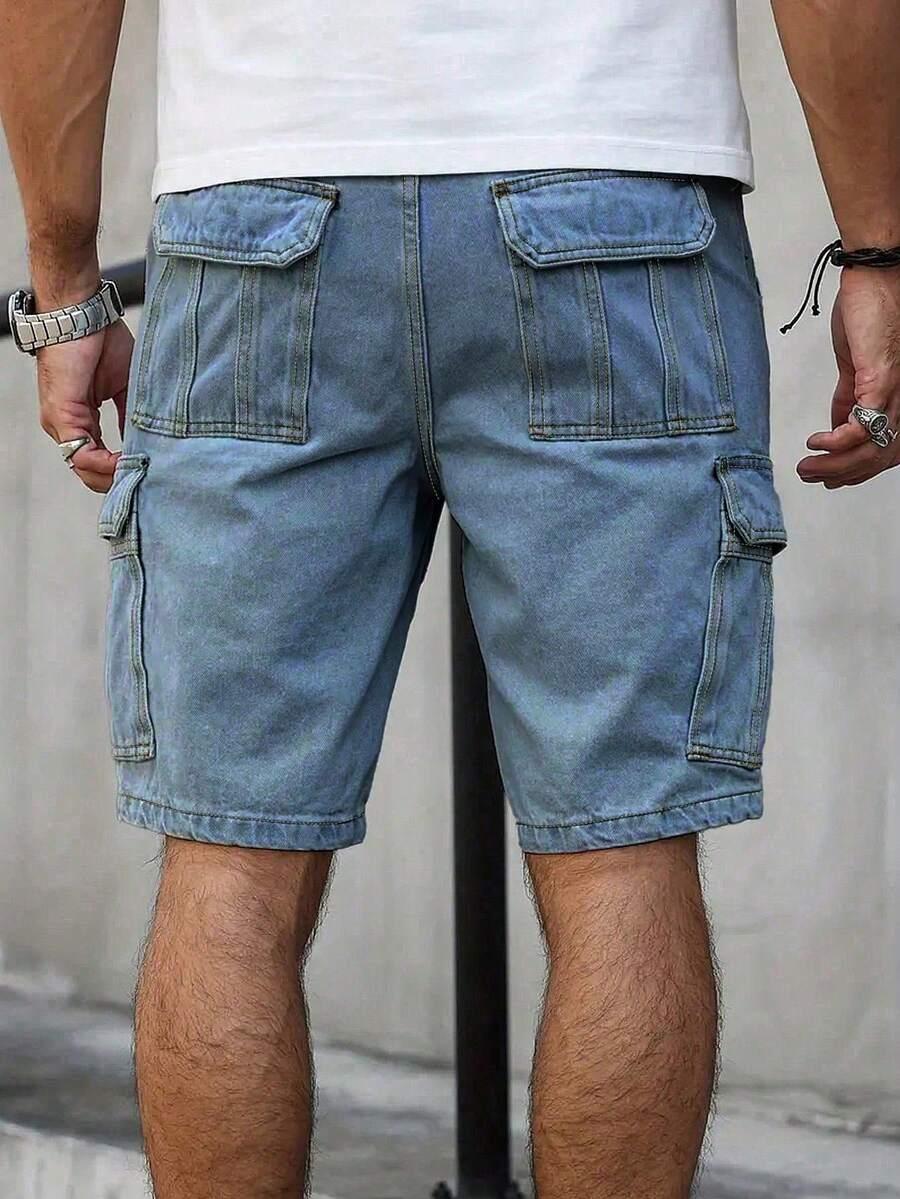 SHEIN SPODENKI JEANS KIESZENIE S06__XXL