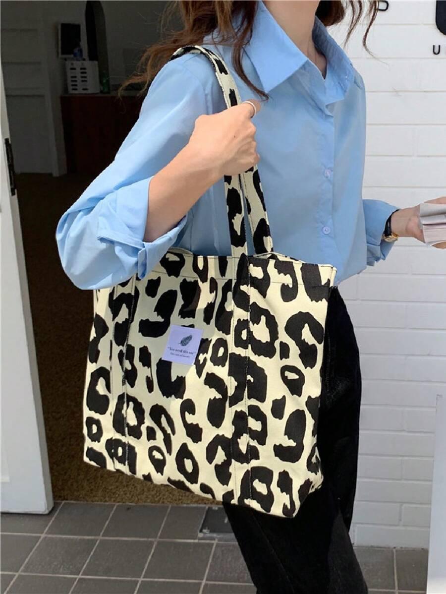 SHEIN TOREBKA NA RAMIĘ ANIMAL PRINT S07__43X32