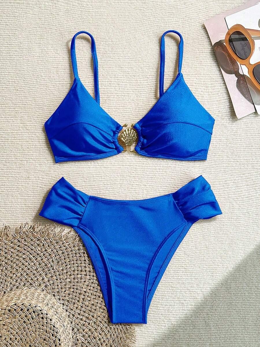 SHEIN DWUCZĘŚCIOWY STRÓJ KĄPIELOWY S09__L