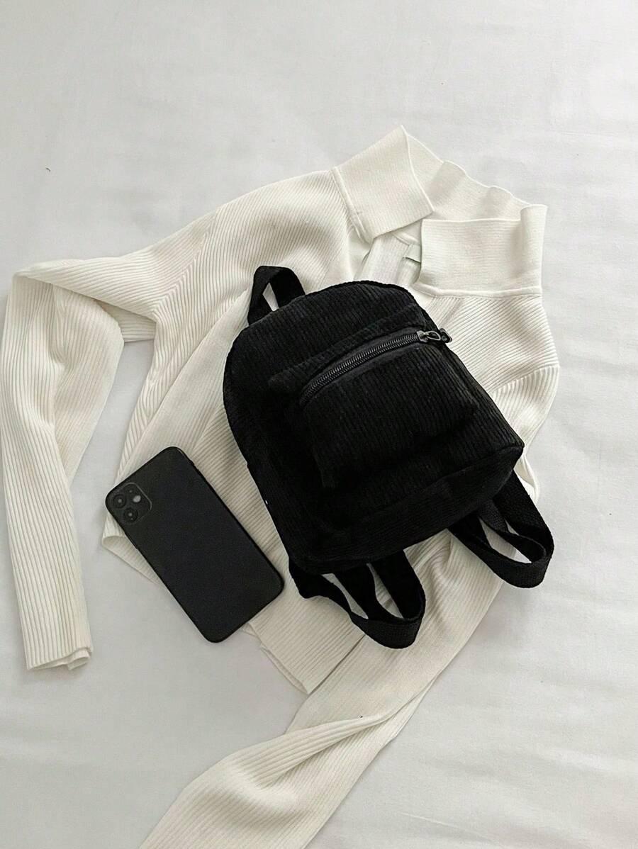 SHEIN MAŁY CZARNY PLECAK S07__19X18X11