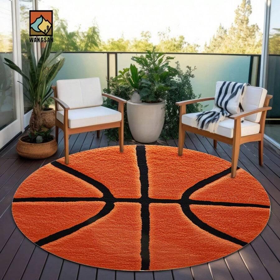 SHEIN OKRĄGŁY DYWAN PIŁKA S07__60X60CM