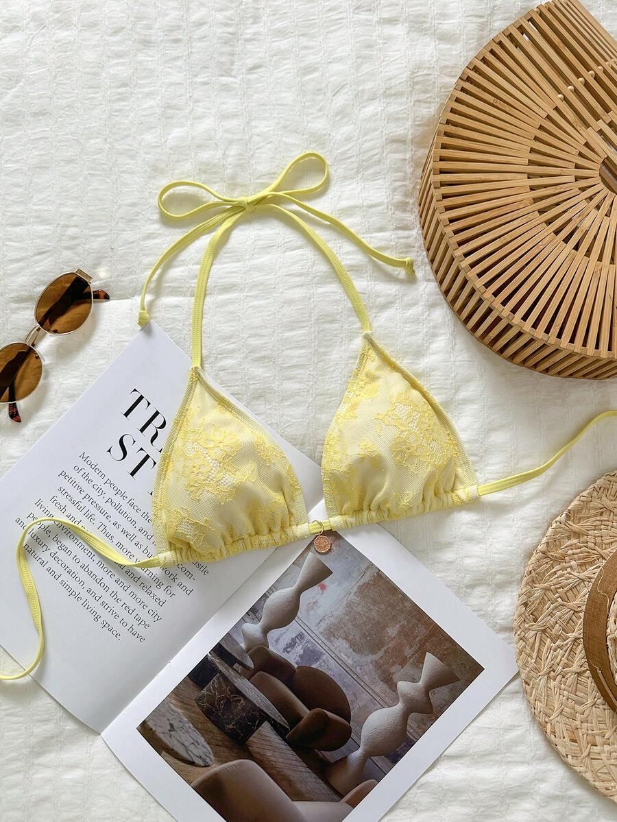 SWIM MOD ŻÓŁTA GÓRA OD BIKINI S09__M