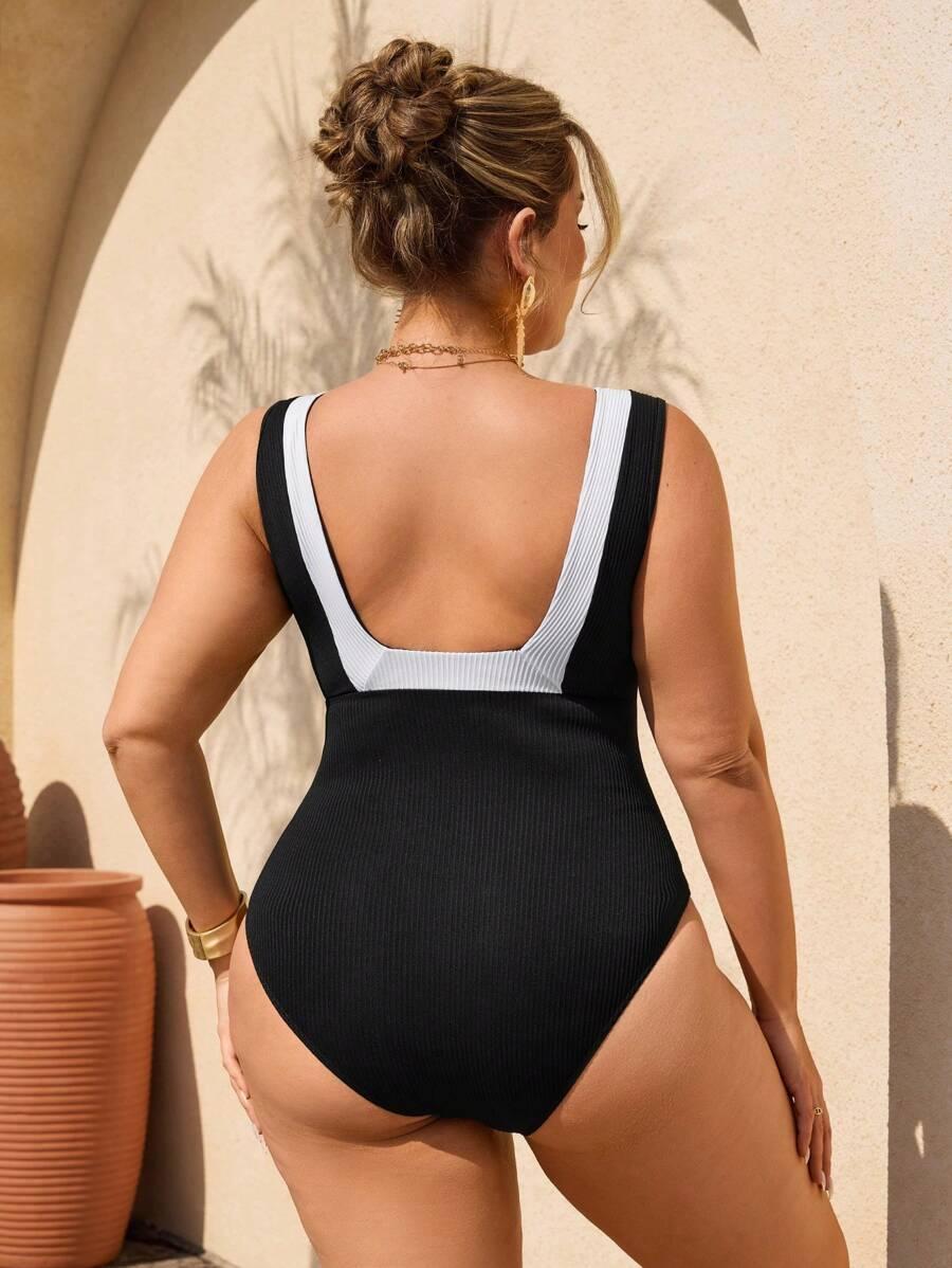 SHEIN JEDNOCZĘŚCIOWY STRÓJ KĄPIELOWY S09__52
