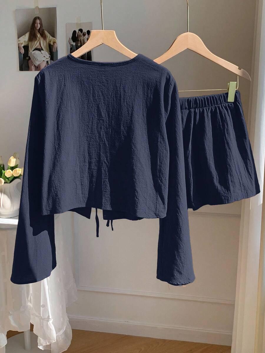 COMFORTCANA KOMPLET BLUZKA SPODENKI WZÓR S06__M
