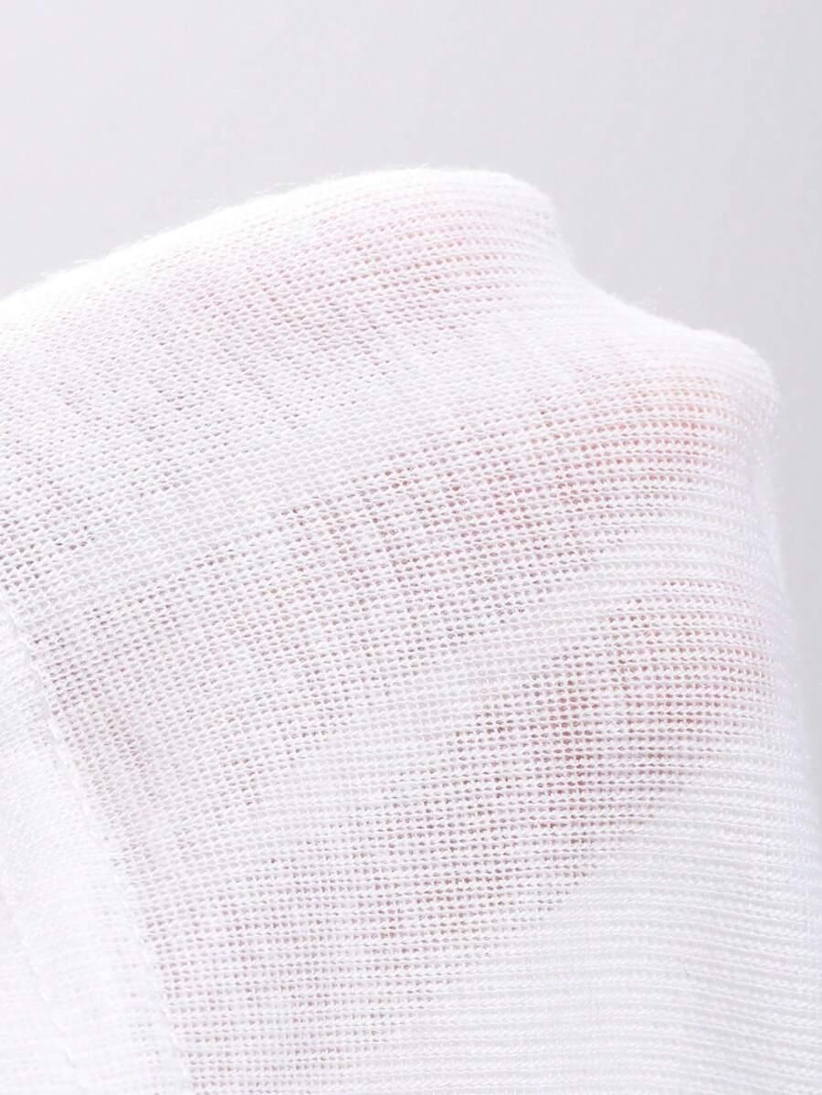 SHEIN BIAŁY T-SHIRT DŁUGI RĘKAW S06__S