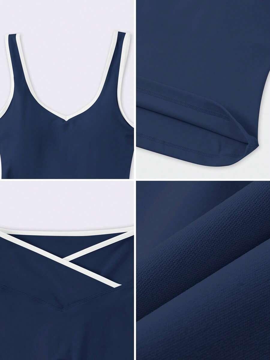 SHEIN TOP ODKRYTE RAMIONA S06__M