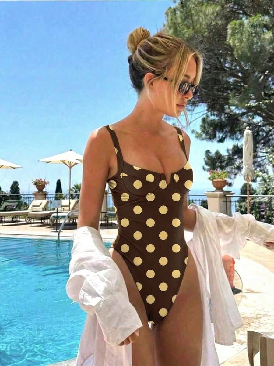 SHEIN JEDNOCZĘŚCIOWY STRÓJ KĄPIELOWY S09__XL