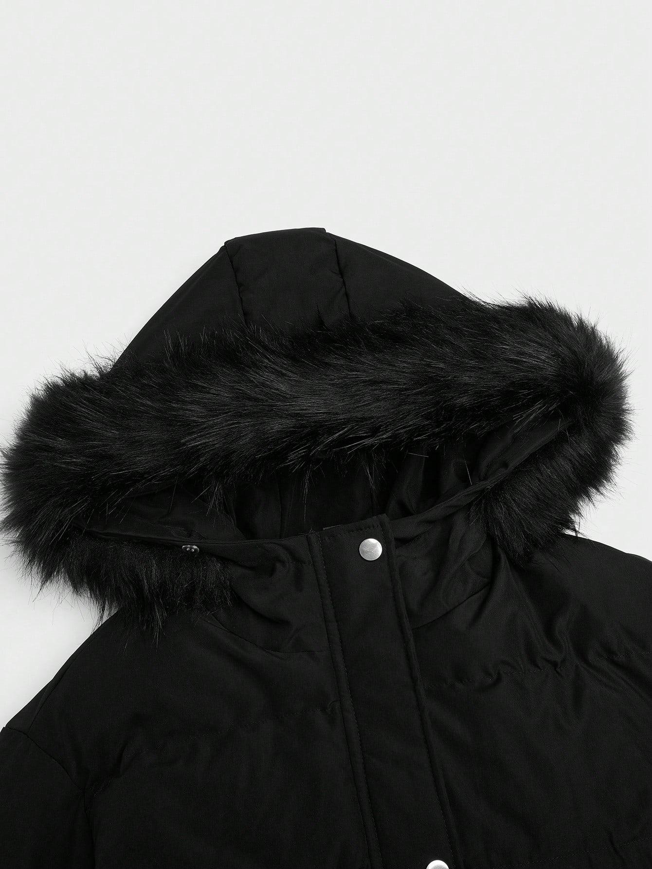 SHEIN CZARNA KURTKA KAPTUR W01__46