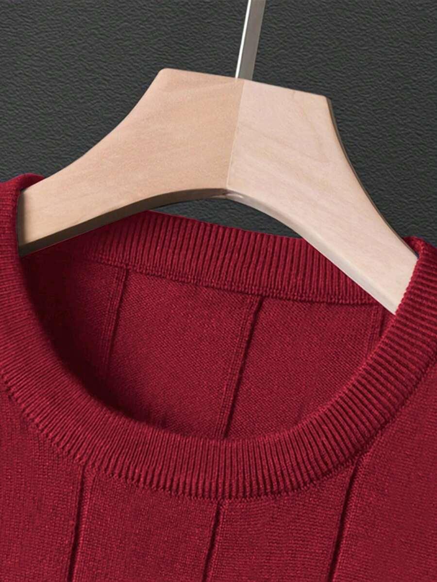 ALTZTAR CZERWONY SWETER PRĄŻKI S06__S