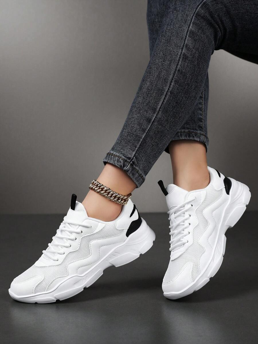 SHEIN BIAŁE SPORTOWE BUTY S06__39